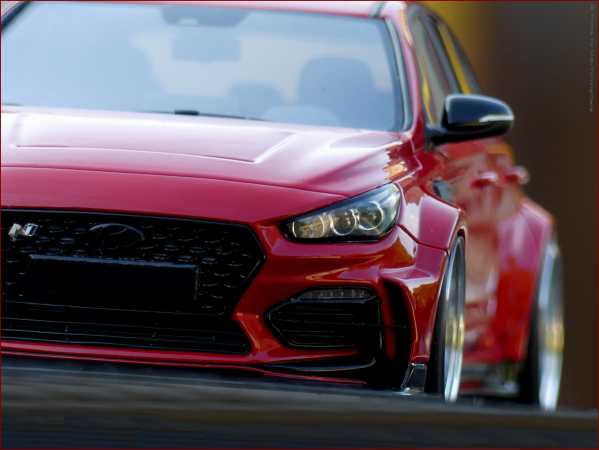 1:18 Hyundai I30 N Prior Rot Edition mit 3tlg.Alufelgen inkl.OVP